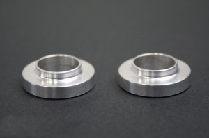 Ford Mustang Control Arm Mounts - Rear Upper - UMI Performance - Stepped Spacers - `05-`10 Ford Mustang Control Arm Mounts - Rear Upper - UMI Performance - Stepped Spacers - `05-`10